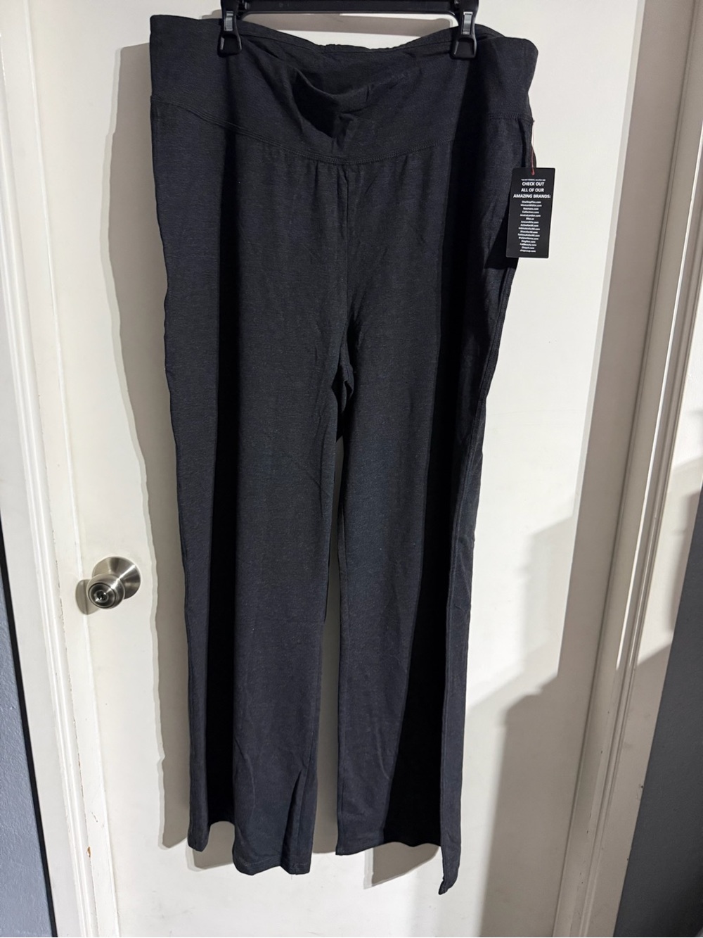BNWT Women’s Gray Woman Within Yoga Pants Size 1X Tall 22/24